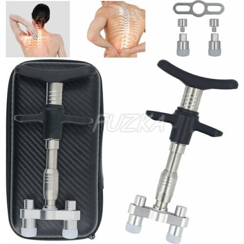 Manual Chiropractic Gun For Spinal Pain Backbone Modulation Massager Body Adjustment Health Care Massage Correction Tool