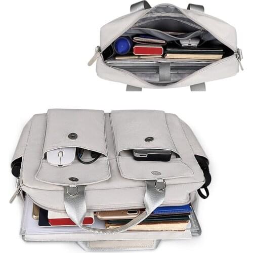 Laptop Bag 13.3 15.4 15.6 inch Waterproof Bag Sleeve For Macbook Air Pro Computer Shoulder Handbag Briefcase Bag