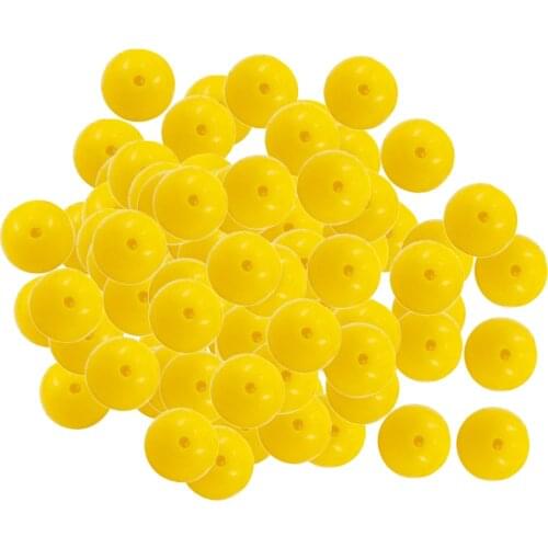 Pack of 100 Soft Fishing Lures Baits Sweet Corn Flavored Buoyancy Ball Baits