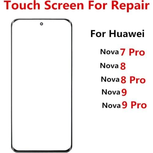 Nova3 Outer Screen For Huawei Nova 3 Front Touch Panel LCD Display Screen Out Glass Cover Lens Phone Repair Replace Parts