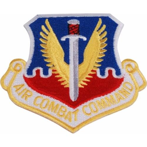 MILITARY PATCH COLORED US AIR FORCE USAF AIR COMBAT COMMAND PATCH