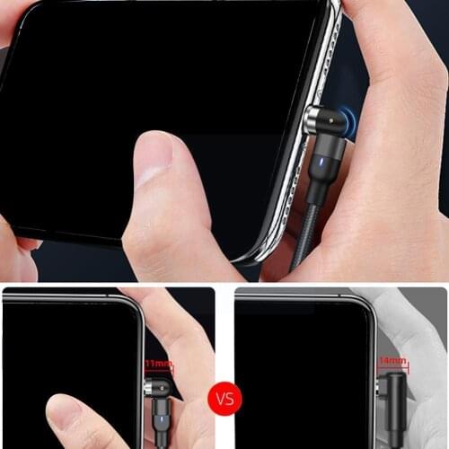 Rotating Magnetic Data Cable 360-degree Circular Magnetic For Mobile Bending Games Cable Cable Magnetic Charging 3-in-1 D7K9