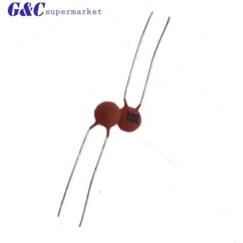 High quality 500PCSCeramic Disc Capacitors 50V 101PF capacitors diy electronics