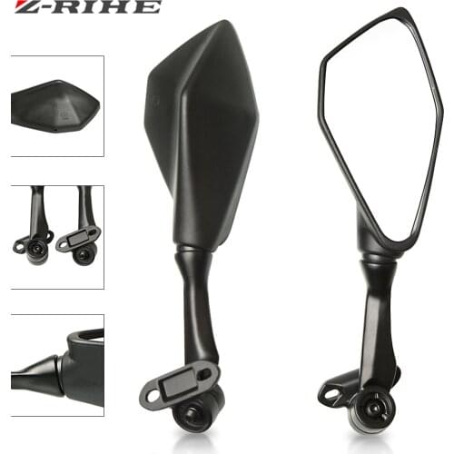 ZRIHE 1 Pair Motorcycle Rear View Rearview Mirrors for Yamaha YZF R1 R6 1998-2007 2006 2005 2004 2003 2002 2001 2000 1999