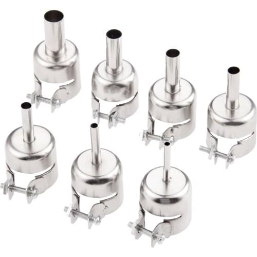 1PCS 3-10mm Soldering Heat Gun Circular Nozzle 850 Hot Air Soldering Station Heat Gun Nozzles For 850 852D 898D 906 968 6028