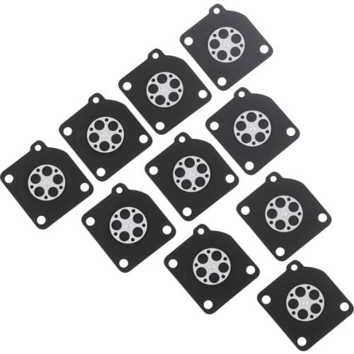 10Pcs Carburetor Repair Rebuild Carb Kit Metering Diaphragm Gaskets for Replaces ZAMA C1U A015010 Garden Lawn Mowers Chainsaws
