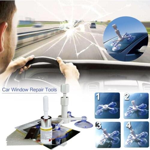 80% Hot Sale Car Windshield Repair Kit Chip Window Screen Crack Polishing Scratches Glass