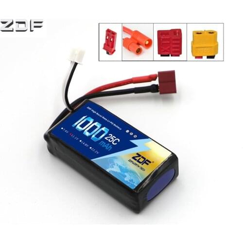 ZDF 2S 3S 4S 7.4 11.1V 14.8v 1000mAh 25C Li-po battery for RC Helicopter Spare Parts HM-Master CP-Z-27