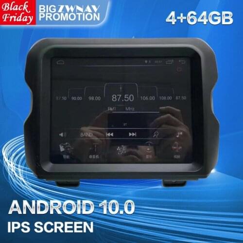 2 DIN Android Screen For Jeep Wrangler JL 2018 2019 2020 2021 GPS Video Player Multimedia Audio Stereo Radio Receiver Head Unit