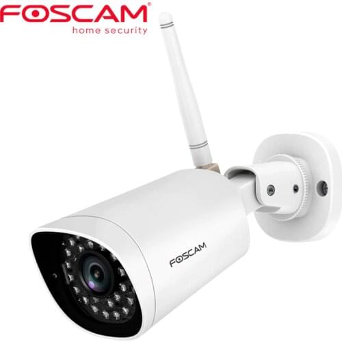 Foscam FI9902P 1080P 2MP FHD Outdoor WiFI IP Security Camera AI Human Detection Night Vision Compatible with Alexa