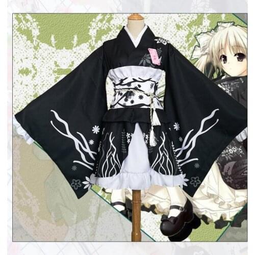In Solitude Where We Are Least Alone Kasugano Sora Summer Festival Kimono Bathrobe Loli Cosplay Costume Women Cute Clothes