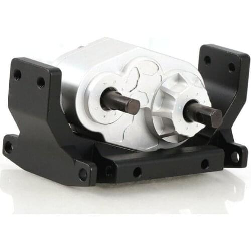 Metal Gearbox Transfer Case with 72MM Mount for 1/10 RC Crawler Axial SCX10 D90 Hsp Redcat Tamiya Axial Servo Accessories
