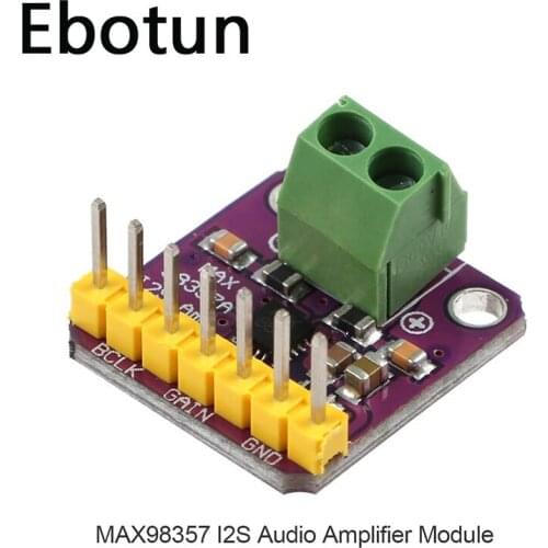 MAX98357 I2S Audio Amplifier Module,Audio Amplifiers Filterless Class D Amplifier,Supports ESP32 Raspberry Pi
