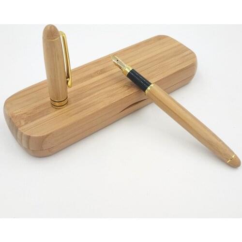 Bamboo Pen Set Creative Company Business Gifts Bamboo Fountain Pen Set Birthday Gift Thanksgiving Day Present for Student School