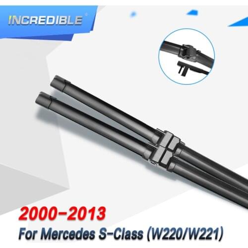 INCREDIBLE Wiper Blades for Mercedes Benz S Class W220 W221 S250 S280 S300 S320 S350 S400 S420 S430 S450 S500 S600 S55 S63 AMG