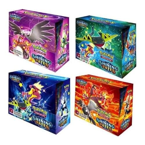 2021 Nieuwe Gx Mega Shining Pokemon Kaarten Game Battle Metal Carte Trading Cards Kinderen Pokemons Speelgoed
