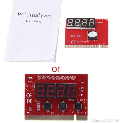 New Computer PCI POST Card Motherboard LED 4-Digit Diagnostic Test PC Analyzer N06 20 Dropshipping