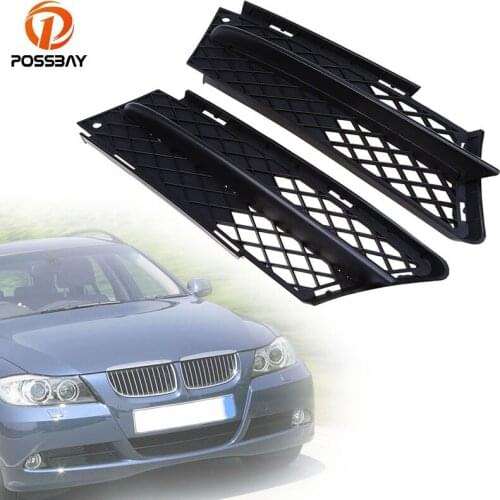POSSBAY Front Lower Grill Fit For BMW 3 Series E90/E91 Sedan/Wagon Pre-facelift 2004-2008 Car Grilles 5111 7134 081 5111 7134
