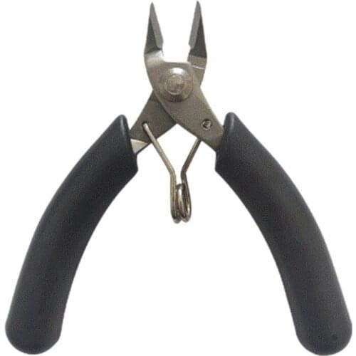 Flush Side Cutter Pliers for Jewelry Wire with PVC Handle Side Cutting Jewelry Making DIY Tools Equipment