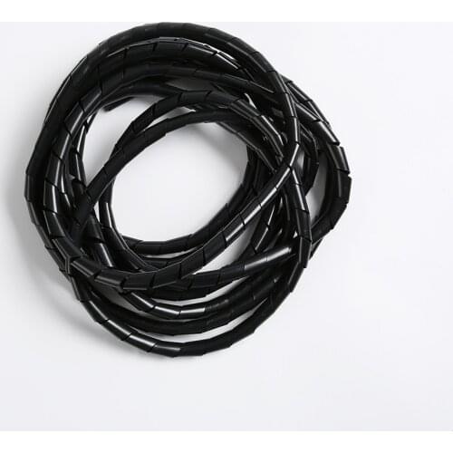 3m cable spiral wrapping bands winding tube cable protector line Cable Casing Wrap Tube