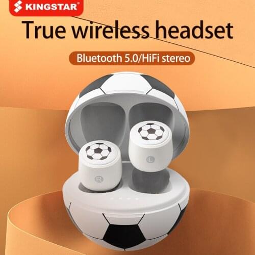 KINGSTAR TWS Wireless Bluetooth Noise Cancellation Headphone True In-Ear Earbud Headset Sports Waterproof With Mic
