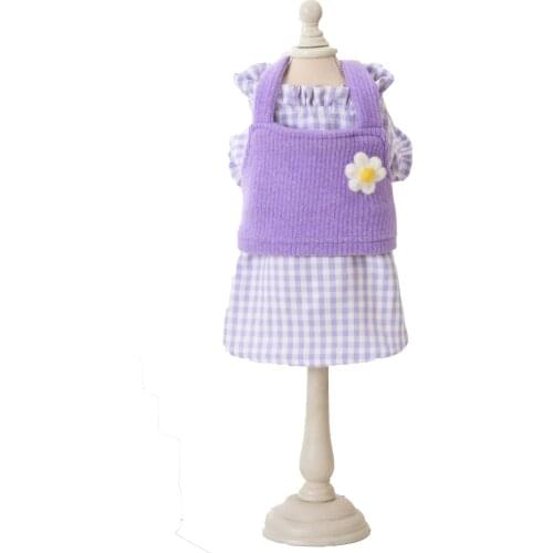 Spring Summer T-shirt Dog Clothes Two-piece Skirt for Small Dogs Yorkies Pomeranian Bichon Poodle Pet Cat Puppy Shirt Clothing