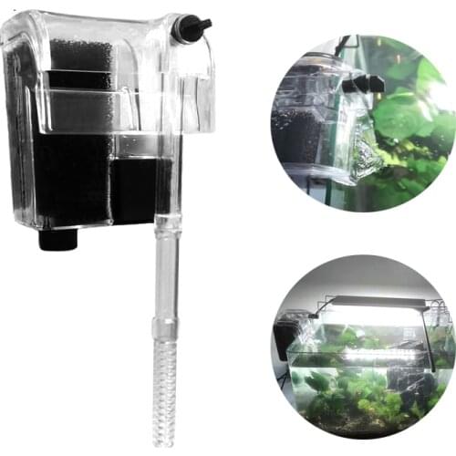 External aquarium filter, used for aquarium waterfall type suspended submersible oxygen pump, fish tank hanging filter 220V-240V