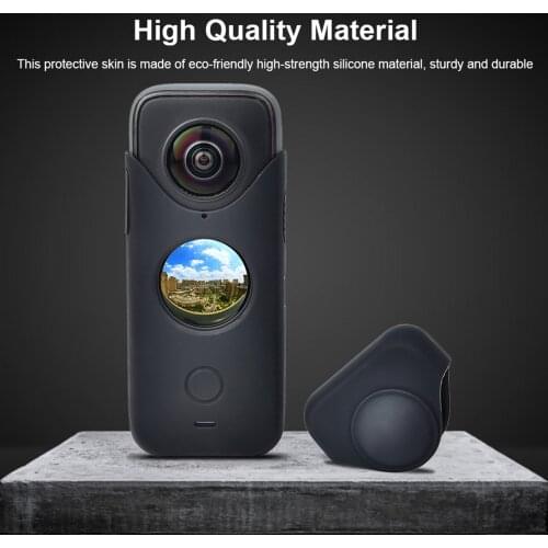 Protective Case Cover Skin With Lens Cap For Insta360 ONE Silicone Sleeve Anti-scratch All-around Camera Equipment Accessories