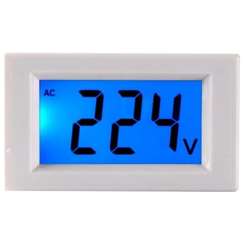 ELECALL AC80-500V LCD Digital Voltmeter Voltage Panel Meter Mini Ammeter Panel Amp Volt Current Meter Tester With LED Display