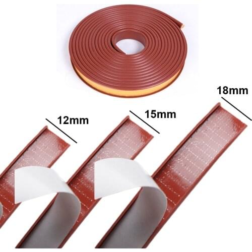 1m Kitchen self-adhesive edge tape edge furniture wooden board cabinet table chair protector cover U-shaped rubber seal strip