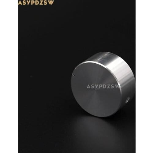 1 PCS HIFI High gloss silver 32*15 Full aluminum amplifier solid Volume potentiometer knob