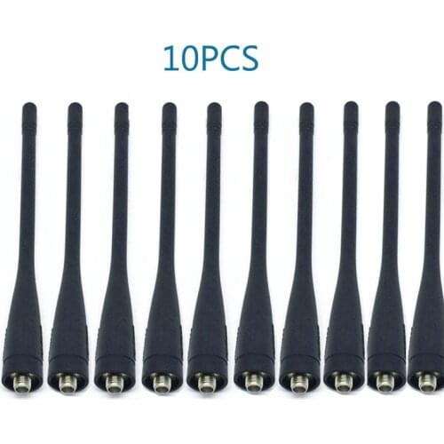 10pcs SMA Female Radio antenna UHF 400-470MHZ connector for KENWOOD TK-U100 TK-3207G TK-3207 3107 3178 WALKIE TALKIE ANTENNA