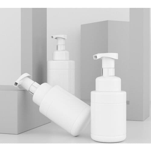 12Pcs 200ML 350ML White Foaming Mousse Bottles DIY Bubbling Bottles Foam Pump Bottles Refillable Bottles