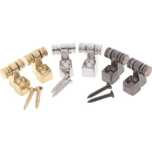 2Pcs Electric Guitar Roller String Trees String Retainer Mounting Guitar Tree Guide for Electric Guitars Parts and Accessories