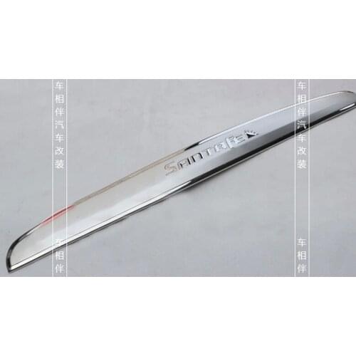 2010-2012 for Hyundai Santa Fe ix45High quality stainless steel Rear Trunk Lid Cover Trim