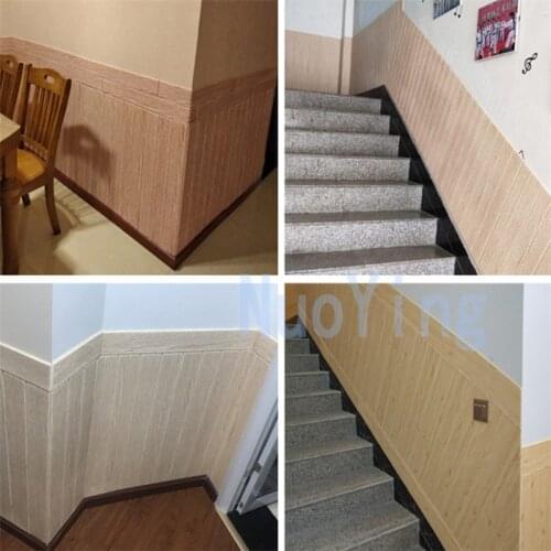 35*35cm 3D Foam Wood Grain Wall Stickers Panel Self Adhesive Home Decor Living Room For Kids Baby Room Bedroom Sticker Wallpaper