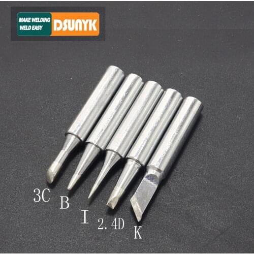 5 piece / batch 900M-T Soldering iron tip lead-free soldering iron soldering head BGA soldering station tool
