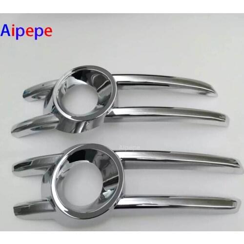 Car Accessories ABS Chrome External Front Fog Light Cover Foglight Trims Decoration 2Pcs For Audi Q3 2013 2014 2015