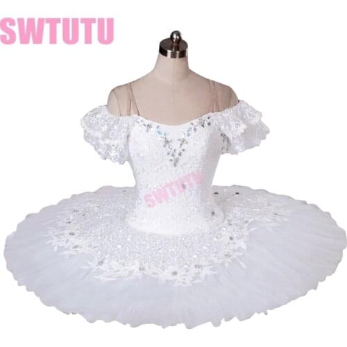 White swan lake ballet tutu white professional tutu ballet stages costumes classical ballet tutu for girls BT9001