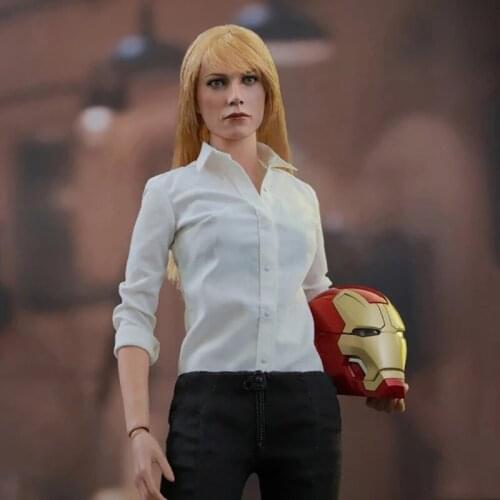 1/6 White mid-sleeve shirt with black tights Balck Leggings pants For 12 Inch Female Dolls In Stock