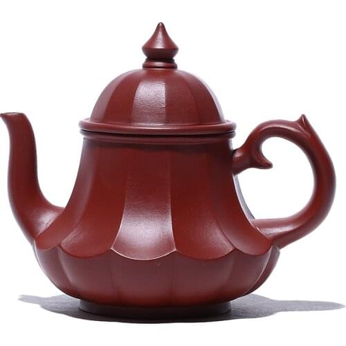 Boutique Dahongpao Purple Clay Teapot Handmade Yixing Famous Lotus Bulb Teapot 200ml Kung Fu Teapot Tea Set Make A Teapot