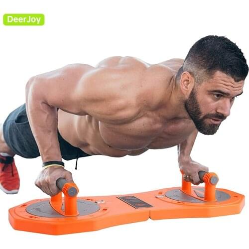 Push Up Board 360 Degree Adjustable Muscle Strength Training Push-up Stand Power Exercise Foldable Design Shoulders Arms Chest