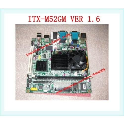 ITX-M52GM VER 1.6 Onboard 900M CPU 4 Serial Port Industrial Control Board