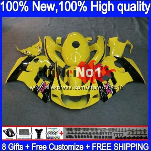 Body For SUZUKI SRAD GSX-R600 1996 1997 1998 1999 2000 11MC.54 Yellow Black GSXR750 GSXR 750 600 GSXR600 96 97 98 99 00 Fairing