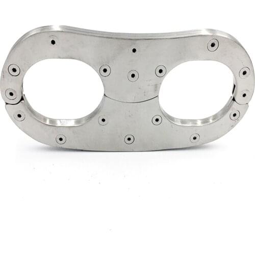 Metal Handcuffs For Sex Adult Games BDSM Bondage Stainless Steel Hand Cuffs Slave Restraints Fetish Sex Toys For Couples