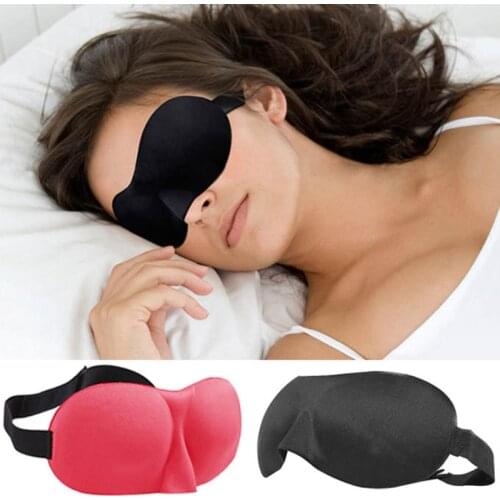 Natural 3D Sleep Mask Sleeping Eye Mask Eyeshade Cover Shade Eye Patch Unisex Soft Portable Blindfold Travel Eyepatch black mask