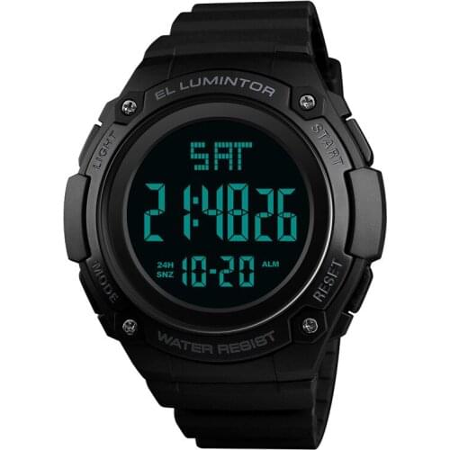 The New large digital watch simple trend casual youth watch mens luminous multi-function waterproof 50M sport Wristwatches