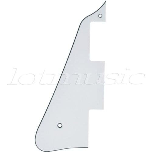 Electric Guitar Pickguard Scratch Plate For Parts Replacement Left 3Ply Pearl Black White