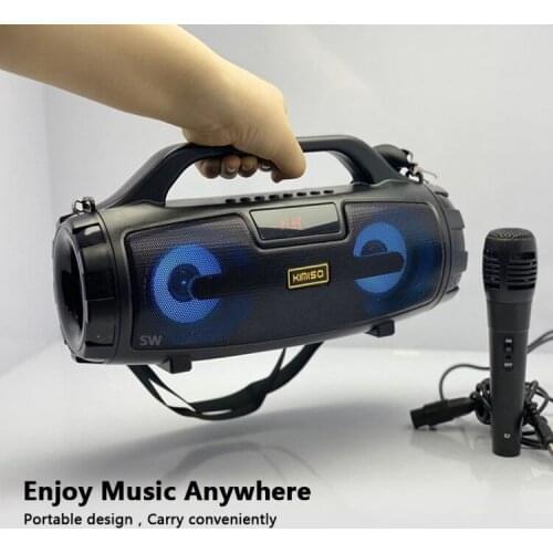 Powerful Column Music Center Portable Wireless Bluetooth Speaker 4Dstereo Soundbar Outdoor Sports Waterproof System caixa de som