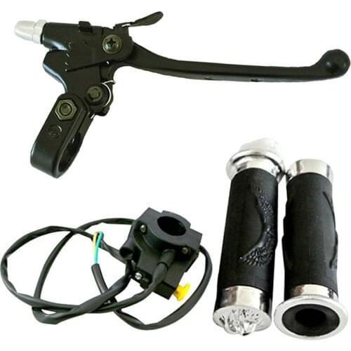 Handlebar Grip Set & Clutch Lever Fits 66cc 80cc 2 Stroke Engine Motorized Bike